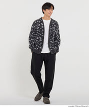 人字紋彈力輕鬆錐形褲