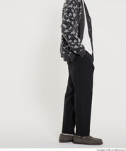 人字紋彈力輕鬆錐形褲