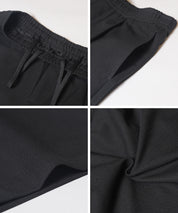 人字紋彈力輕鬆錐形褲