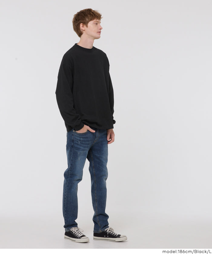 基本款厚磅長袖T恤