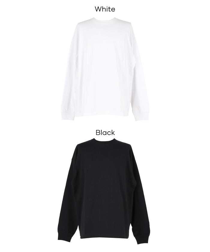 基本款厚磅長袖T恤