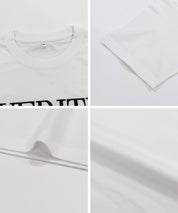 立體刺繡LOGO圓領T恤