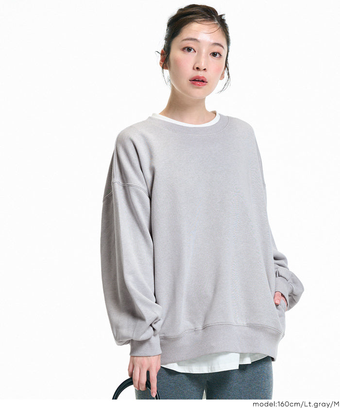 重磅內刷毛口袋大學T