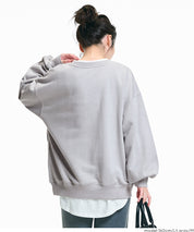 重磅內刷毛口袋大學T