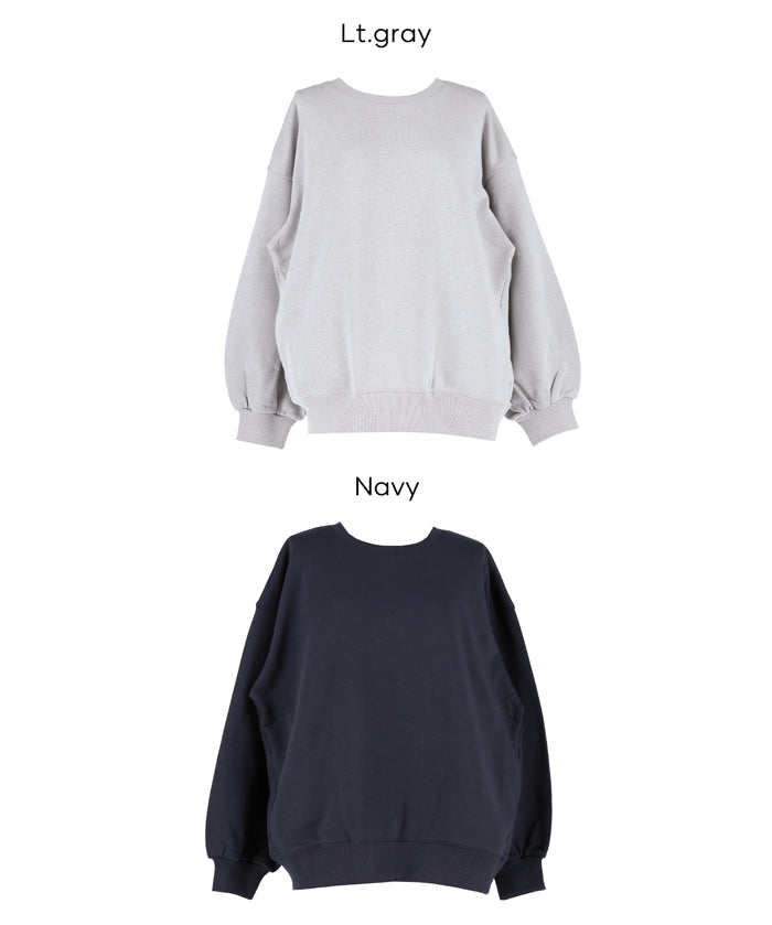 重磅內刷毛口袋大學T