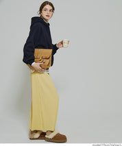 【DAILY WARM】內刷毛百褶直筒長裙