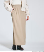 【DAILY WARM】內刷毛百褶直筒長裙