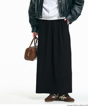 【DAILY WARM】內刷毛百褶直筒長裙