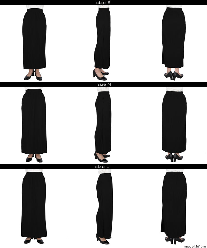 【DAILY WARM】內刷毛百褶直筒長裙