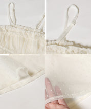 童裝 水玉網紗吊帶背心