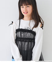 童裝 水玉網紗吊帶背心