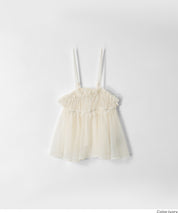 童裝 水玉網紗吊帶背心