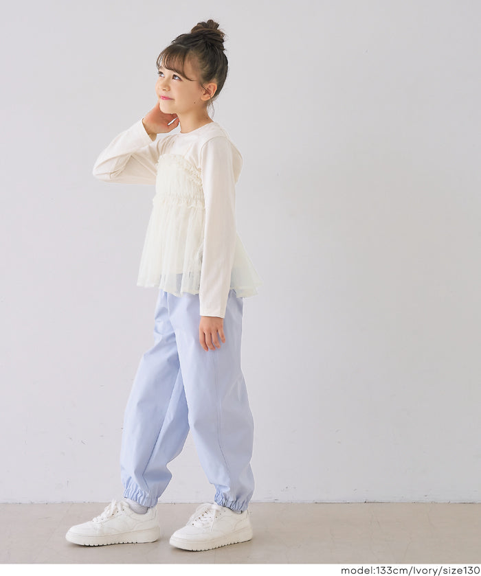 童裝 水玉網紗吊帶背心