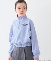 童裝 半拉鍊大學T