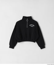 童裝 半拉鍊大學T