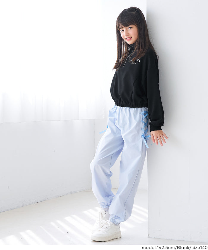 童裝 半拉鍊大學T