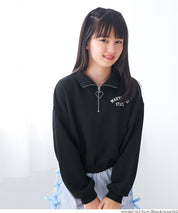 童裝 半拉鍊大學T