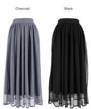 氣質雙層薄紗裙