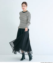 氣質雙層薄紗裙