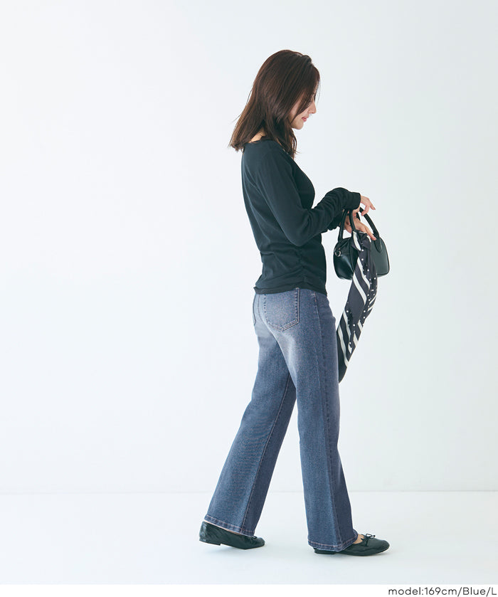MOVE DENIM 特級彈性牛仔喇叭褲