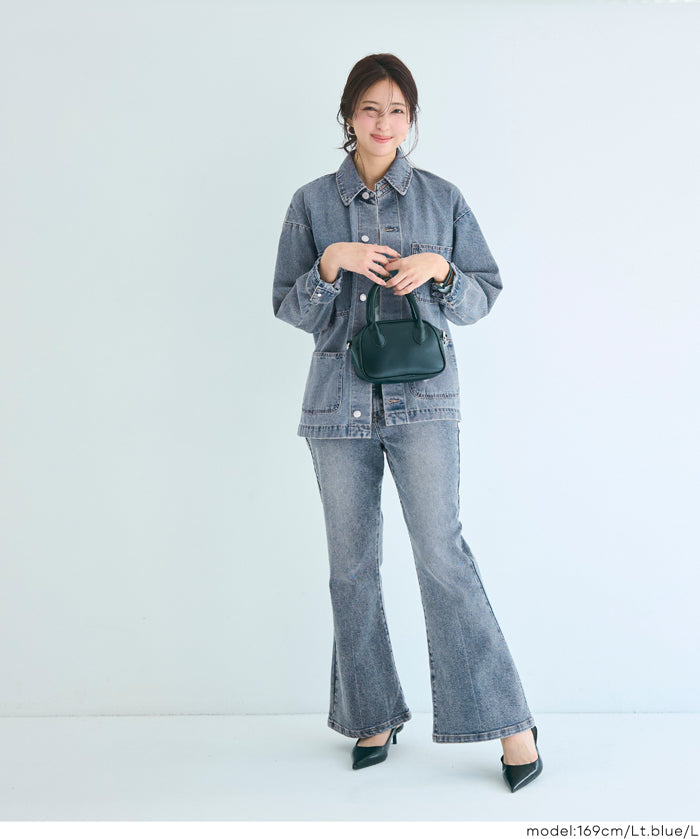 MOVE DENIM 特級彈性牛仔喇叭褲