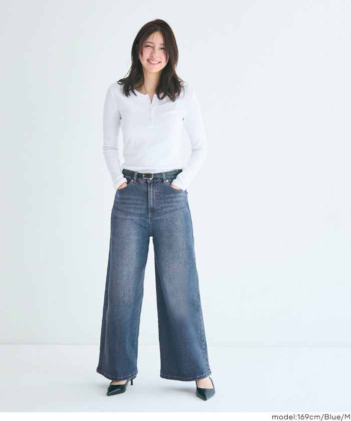 MOVE DENIM 特級彈性牛仔寬褲