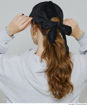 絲絨蝴蝶結帽子