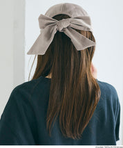 絲絨蝴蝶結帽子