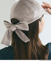 絲絨蝴蝶結帽子