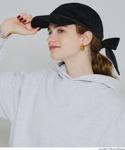 絲絨蝴蝶結帽子