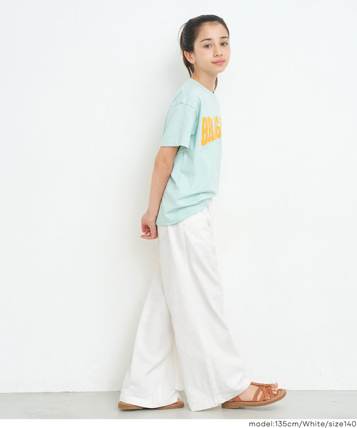 童裝 夏季牛仔寬褲