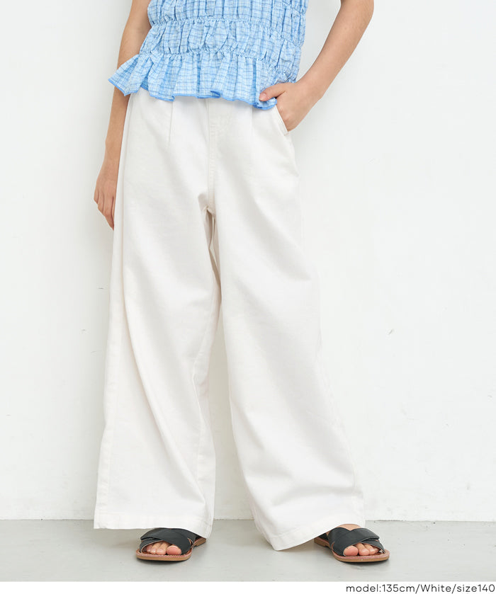 童裝 夏季牛仔寬褲