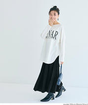 斜紋針織百褶裙