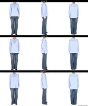 荷葉邊領長袖襯衫