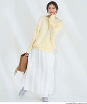 棉質蕾絲雙層半裙