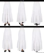 棉質蕾絲雙層半裙