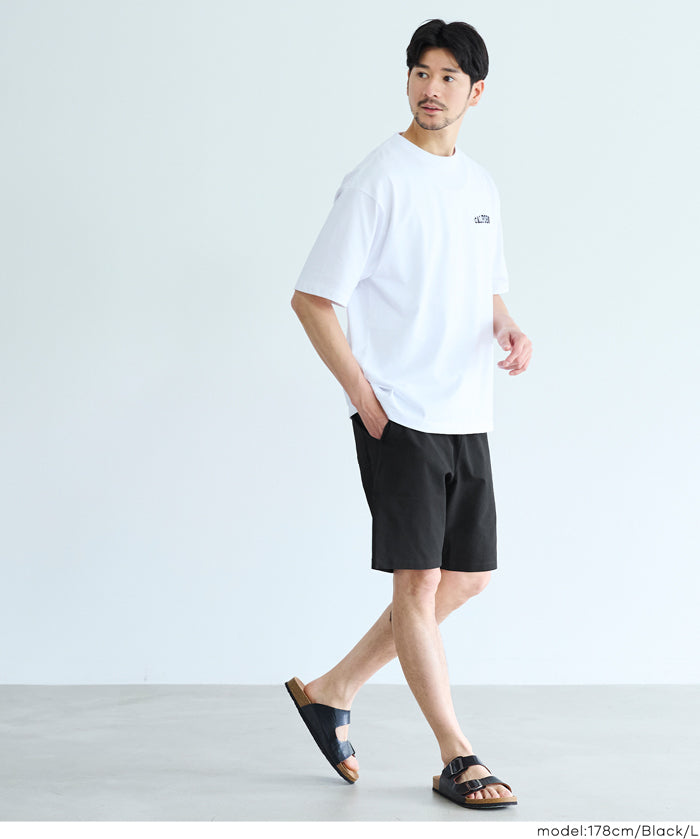 泡泡紗休閒短褲