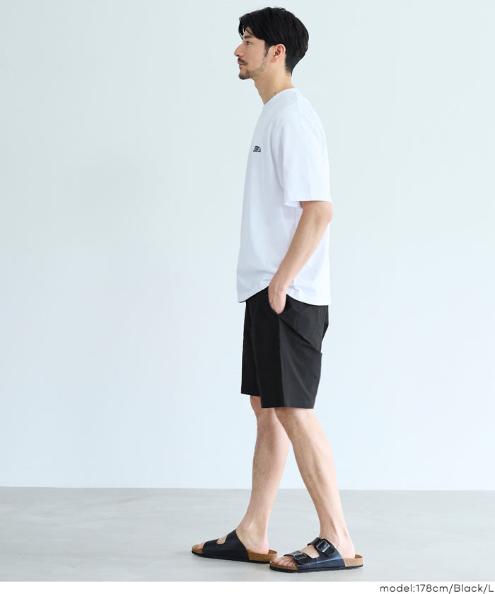 泡泡紗休閒短褲