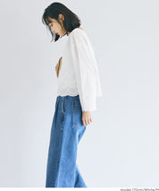 純棉蕾絲上衣