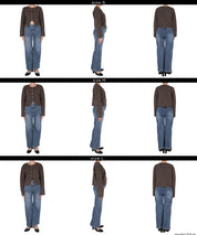 縮絨針織金釦開襟外套 可配套