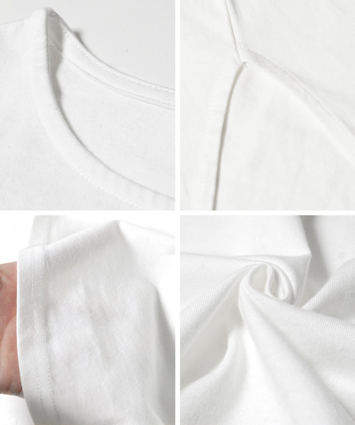 側開岔棉質長袖T恤 層次內搭