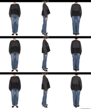 假兩件長袖毛衣娃娃上衣