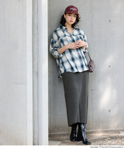 米蘭羅紋直筒半裙