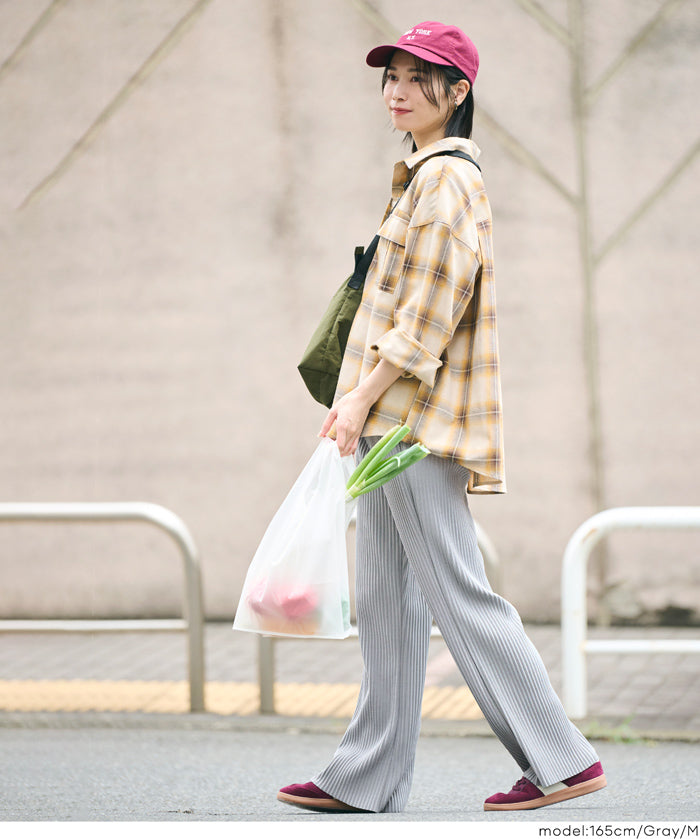 限時優惠★喬其紗羅紋褲/速乾/不易起皺