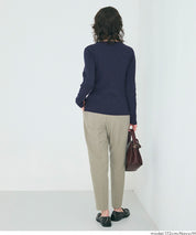 安哥拉觸感船領針織上衣