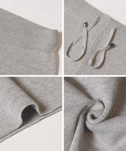 美腿顯瘦垂墜針織長褲