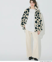 保暖羅紋休閒寬褲