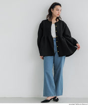 金釦娃娃針織開襟上衣