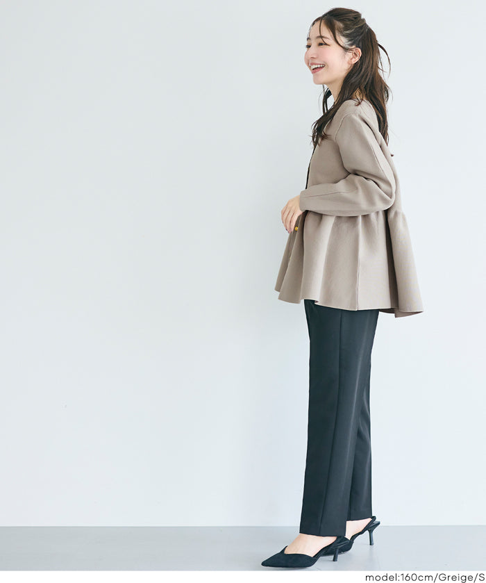 金釦娃娃針織開襟上衣