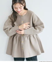 金釦娃娃針織開襟上衣